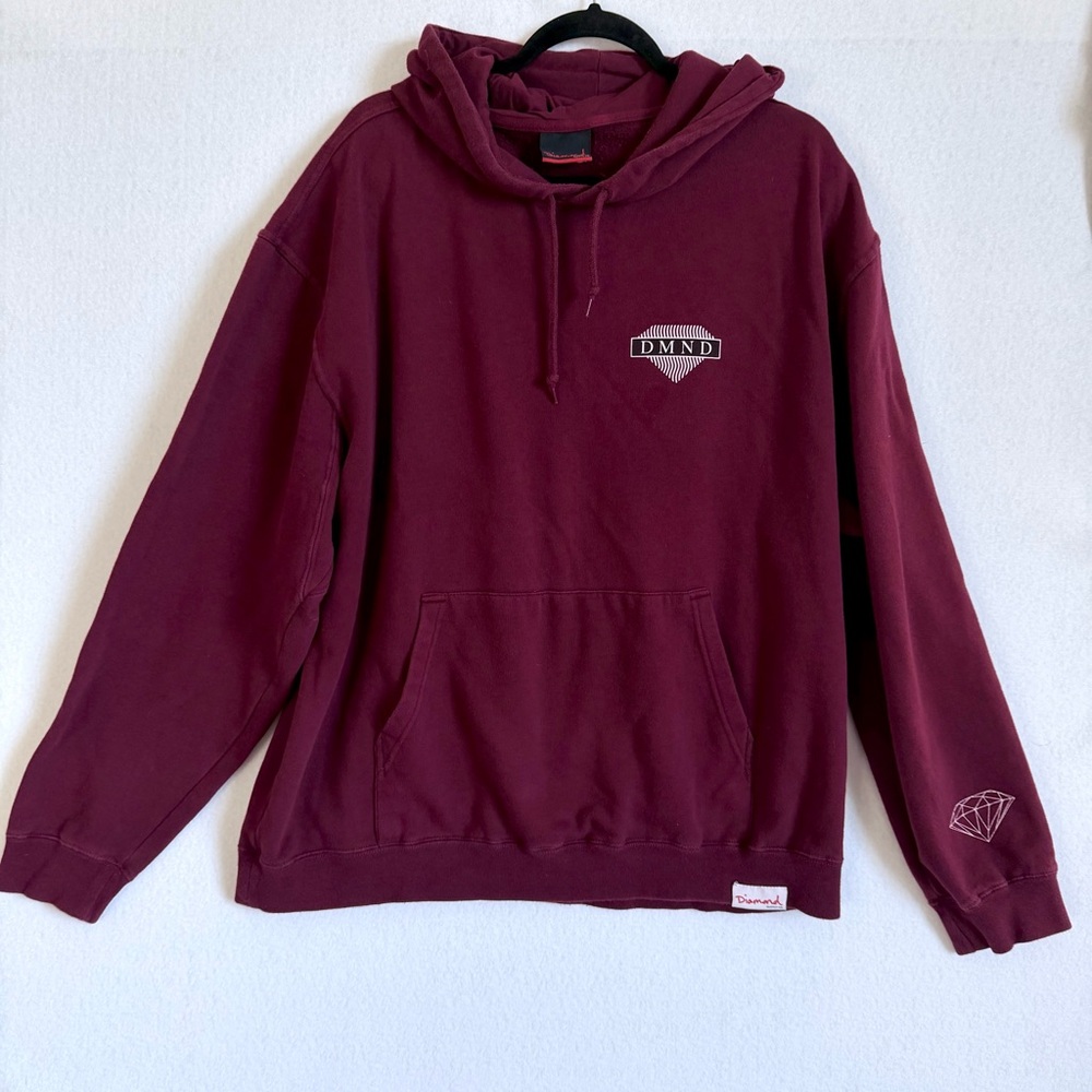 Diamond Supply Co. Burgundy Hoodie